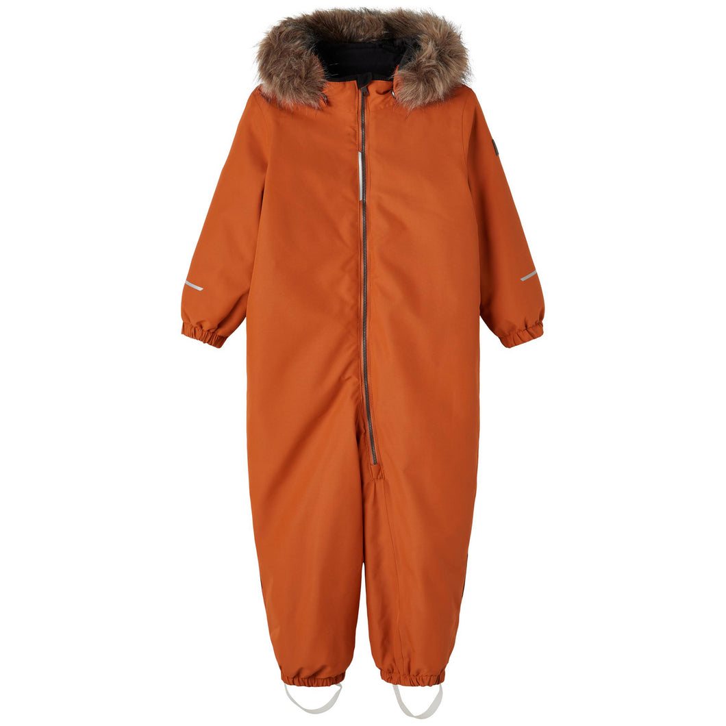 Name It Kinder NMMSNOW10 SUIT 3FO Schneeanzug mit abnehmbarer Kapuze und abnehmbarem Kragen (Fake Fur)