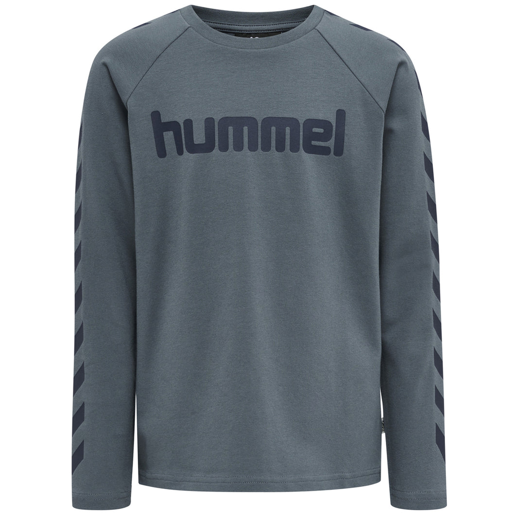 Hummel Kinder hmlBOYS T-SHIRT L/S Langarmshirt aus Baumwolle mit Elastan