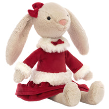 Das Bild in den Galerie-Viewer laden, Jellycat Kinder Lottie Bunny Festive 27 cm Größe Einheitsgröße
