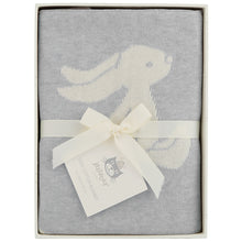 Das Bild in den Galerie-Viewer laden, Jellycat Unisex Kinder Bashful Silver Bunny Blanket Decke aus Baumwolle 76 x 102 cm Größe Einheitsgröße
