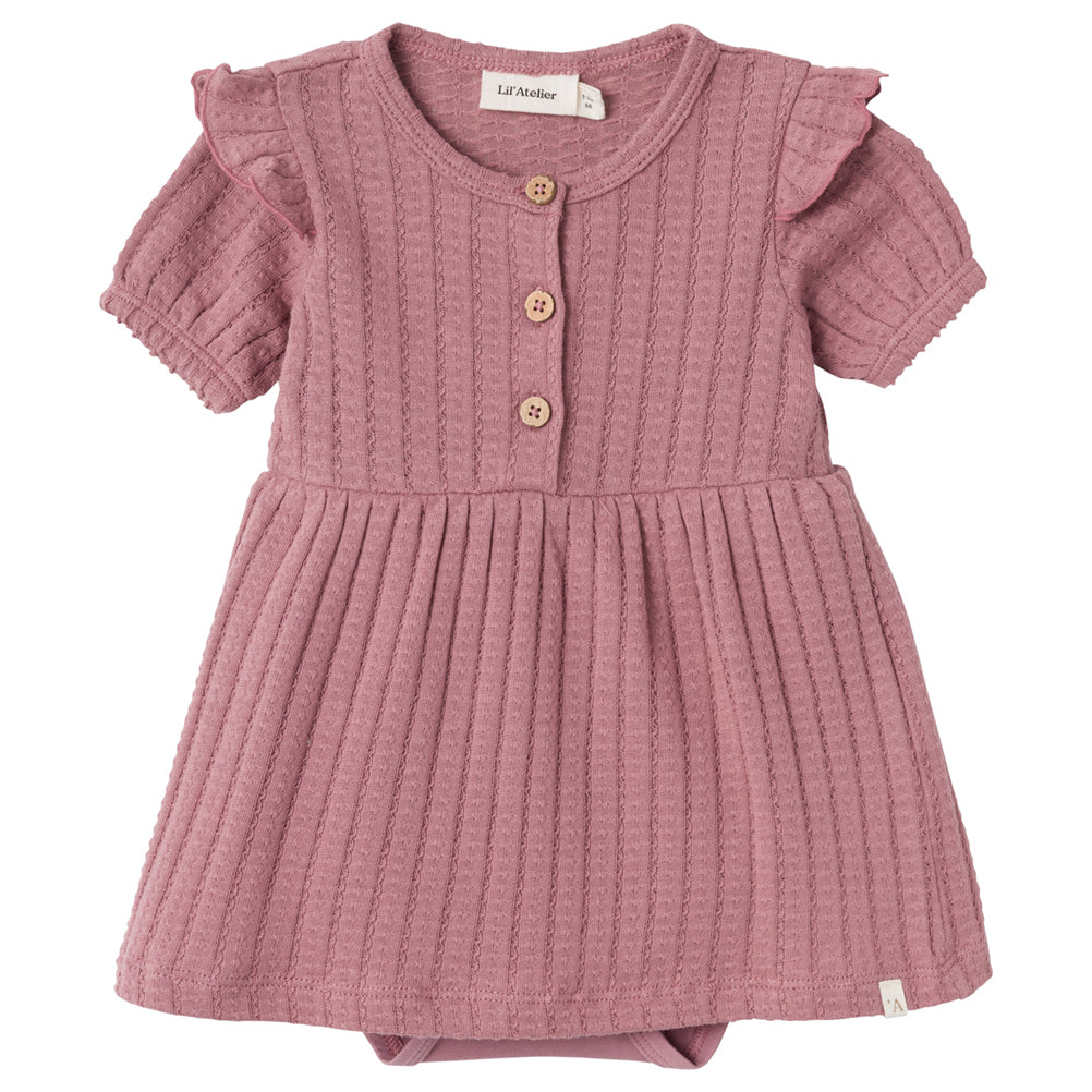 Lil’Atelier NBFFRILA SS BODY DRESS LIL Kleid mit Body aus Bio-Baumwolle