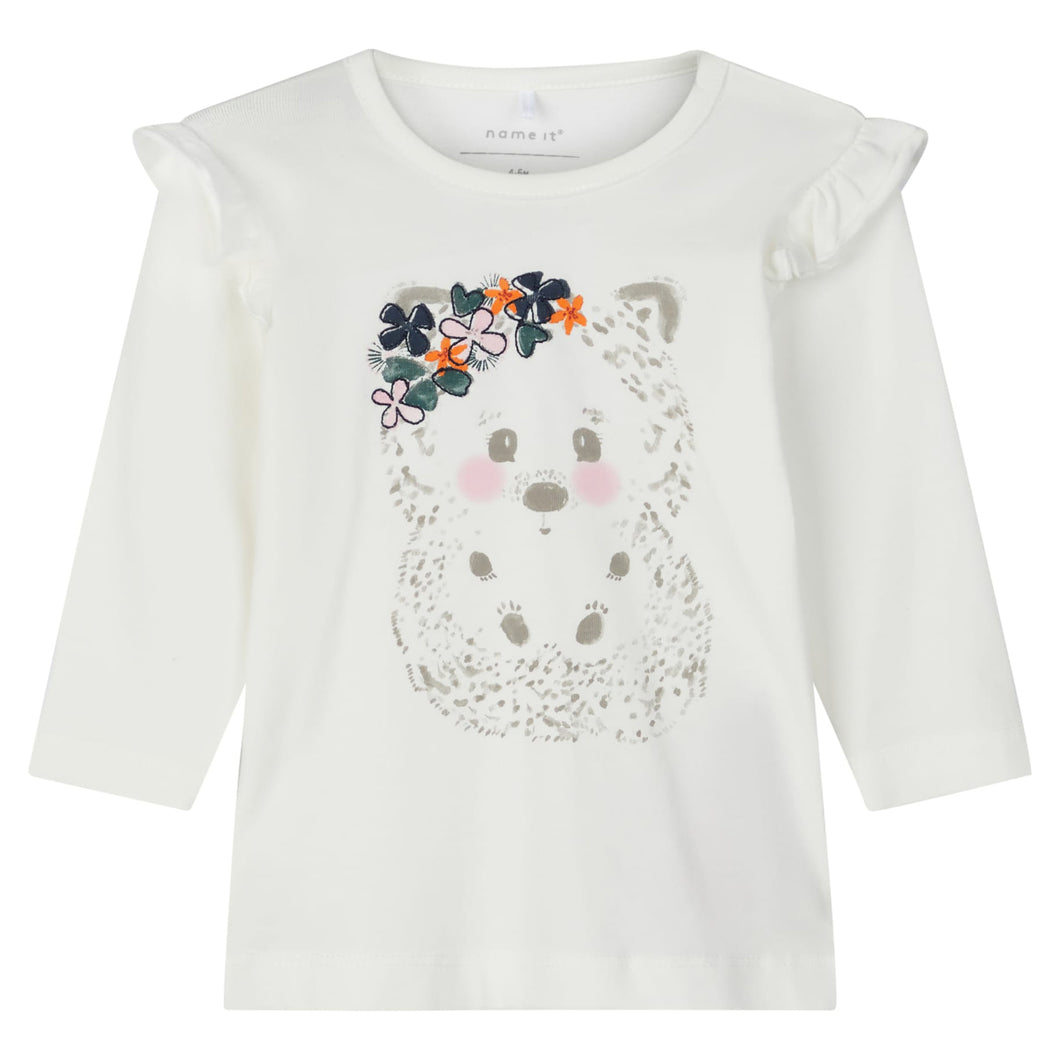 Name It Kinder NBFODINE LS TOP BOX Baby Langarmshirt aus organischer Baumwolle mit Elastan