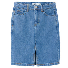 Das Bild in den Galerie-Viewer laden, Name It Kinder NKFKAT MIDI DNM SKIRT 9222-BE B Midi Jeansrock aus Baumwolle
