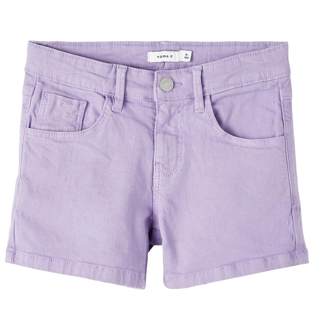 Name It Kinder NKFROSE REG TWI SHORTS 8212-TP NOOS Shorts aus Baumwolle mit Elastan