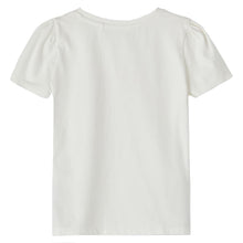 Das Bild in den Galerie-Viewer laden, Name It Kinder NMFJOSIE SS TOP T-Shirt aus Bio-Baumwolle mit Elastan
