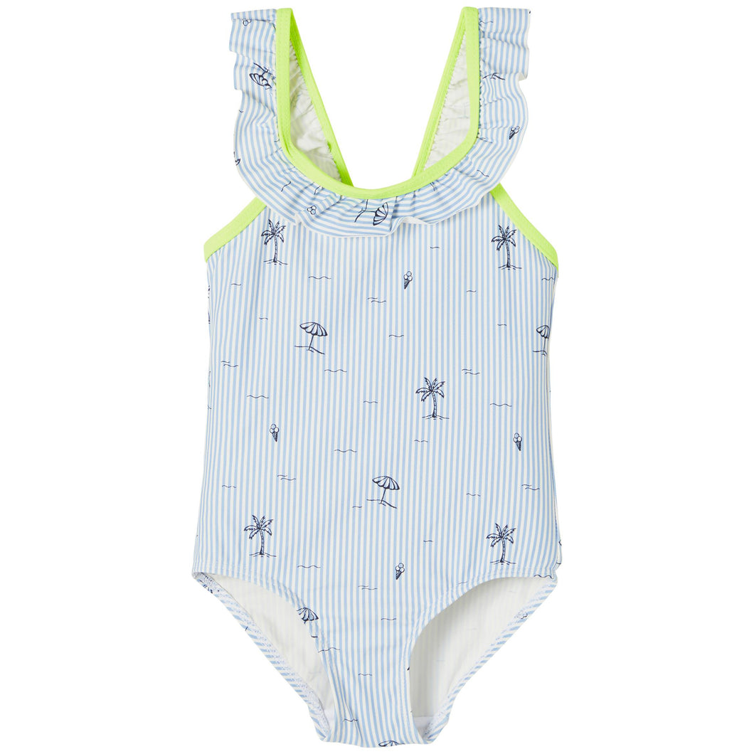 Name It Kinder NMFZIKKONA SWIMSUIT Mädchen Badeanzug